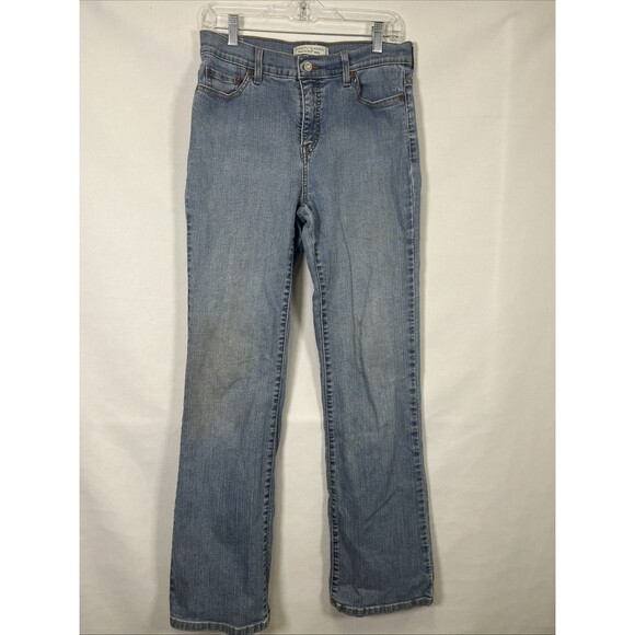 Levi's Jeans Perfectly Slimming 512 Boot Cut Women's 12L Stretch Denim Mid-Rise - Picture 1 of 7